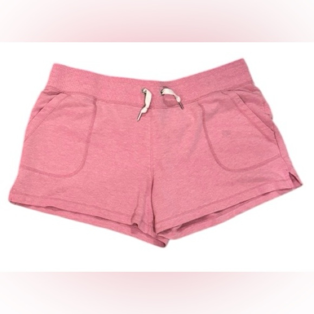 Eddie Bauer Lightweight Fleece Shorts
Size Large Pink Drawstring Waist
Pockets